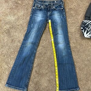 Girls miss me jeans. Boot cut. Size 12